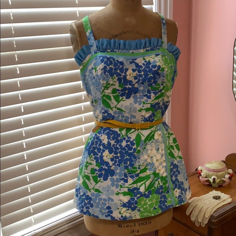 1960s Vintage Mini-Romper or Swim Dress